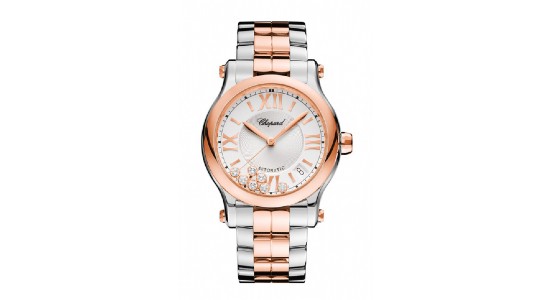 a mixed metal watch by Chopard