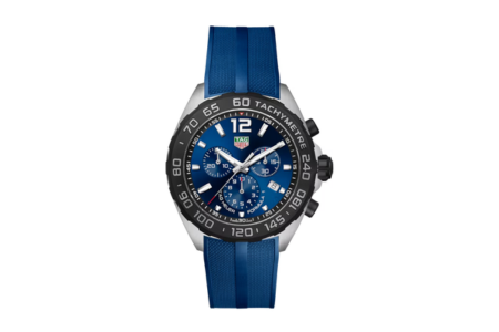 A vibrant and strong TAG Heuer sports watch, available at Weston Jewelers.