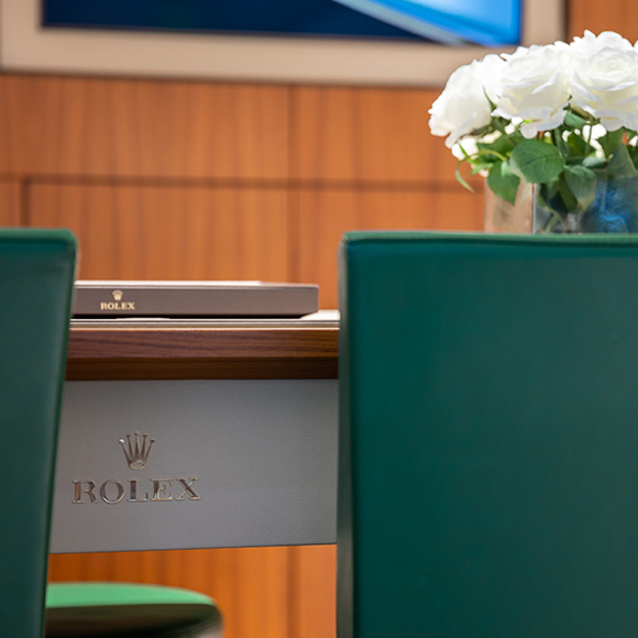 Rolex Sitting Area at Weston Jewelers 